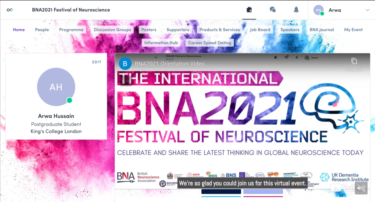 The 2021 BNA Festival of Neuroscience: A&nbsp;Review